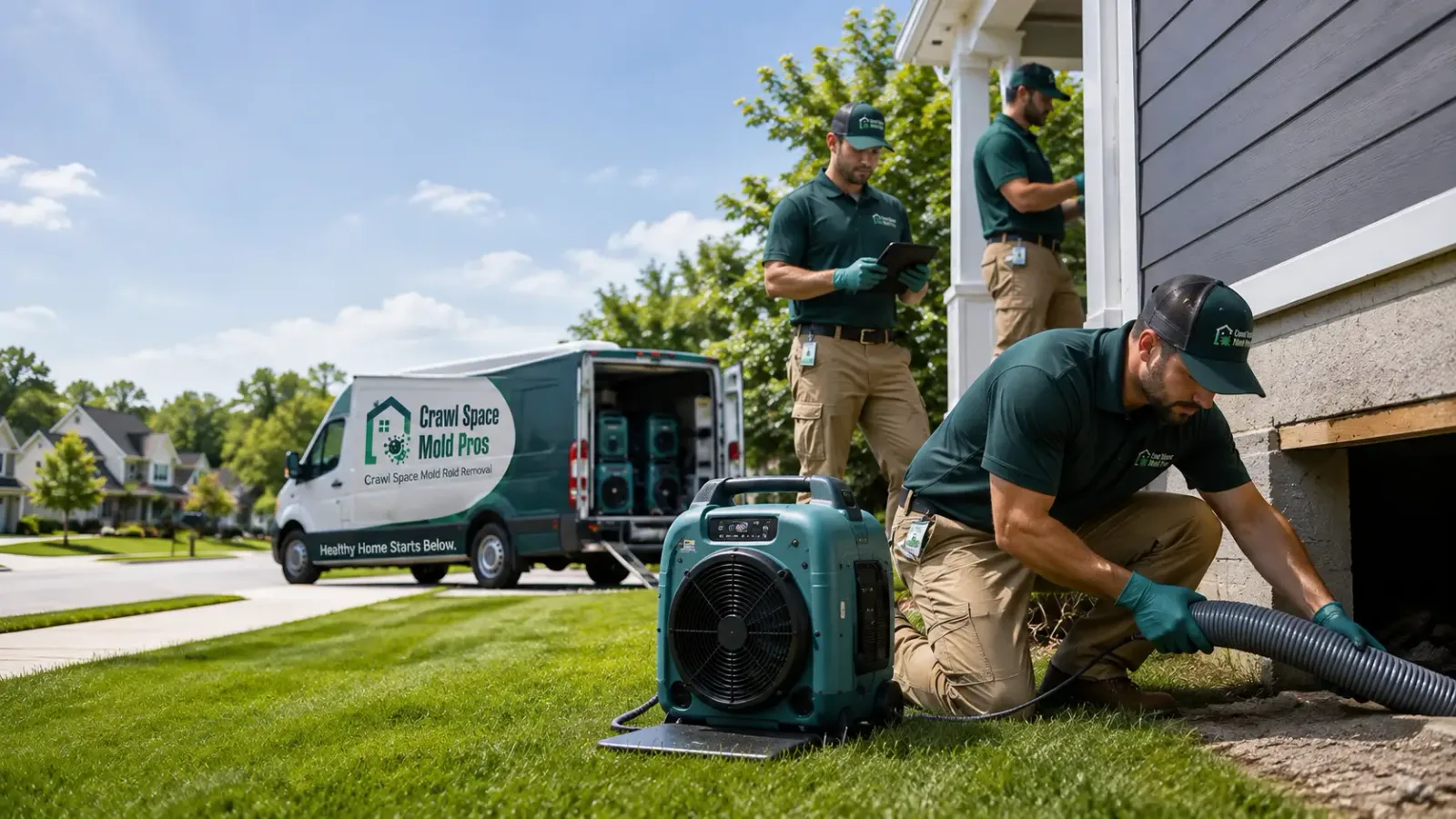 Crawl Space Mold Removal in Gordon, WI